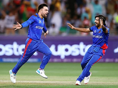Afghanistan's spinner Rashid Khan became the fastest bowler to take 100 T20Is wickets. He achieved the feat in his 53rd match tonight against Pakistan in the T20 World Cup Super-12s.