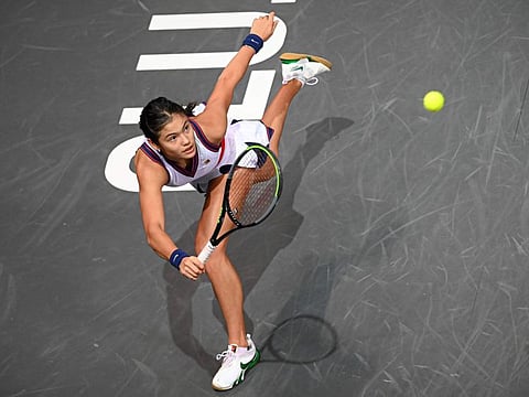 Emma Raducanu was comprehensively beaten 6-2 6-1 by Marta Kostyuk in the quarter-finals of the Transylvania Open.