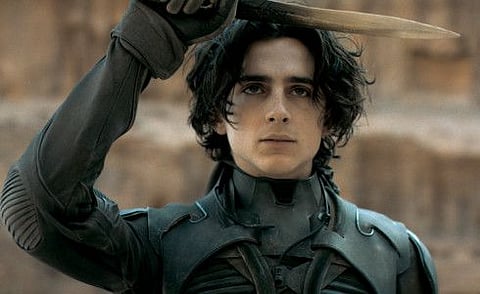 Timothée Chalamet stars in “Dune.”