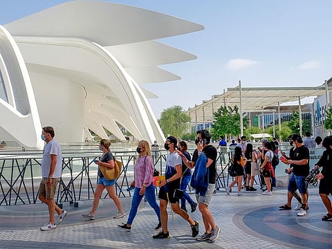 Expo 2020 Dubai visitors