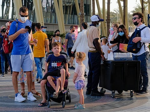 Expo 2020 Dubai visitors