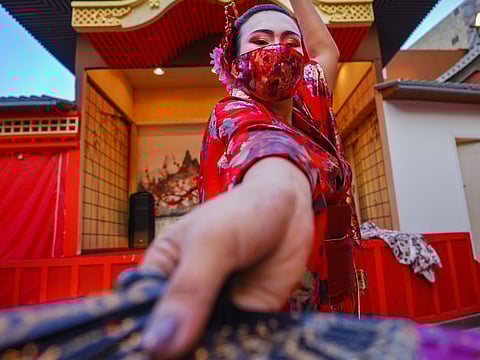 Global Village in Dubai began its month-long UAE National Day celebrations on UAE Flag Day today.