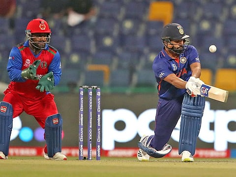 Indian opener Rohit Sharma, who was in full flow for his 47-ball 74 against Afghanistan, was named Man of the Match.