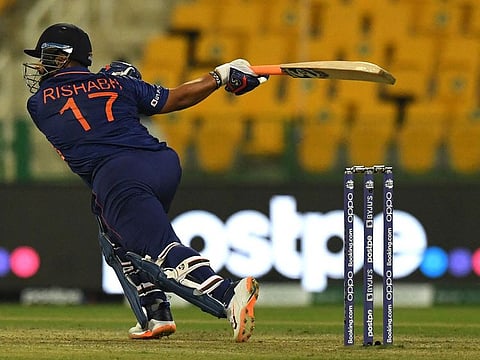 Rishabh Pant in action against Afghanistan