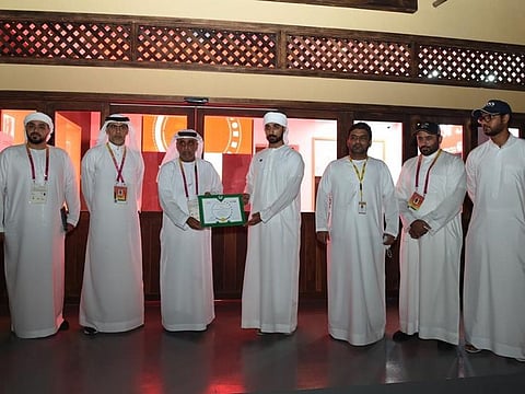 Khalid Mohammed Al Hosni was honoured for returning the wallet that contained Dh15,000 in cash and other documents.
