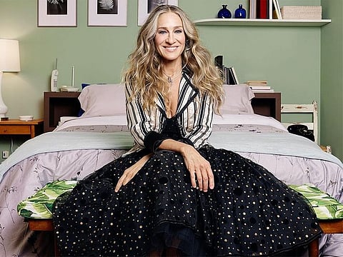 Sarah Jessica Parker in the recreated apartment of her ‘Sex And The City’ character Carrie Bradshaw