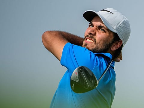 Skaik in action at Dubai Creek Golf & Yacht Club