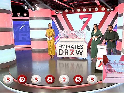 Emirates Draw in progress. Picture for illustrative purposes only.
