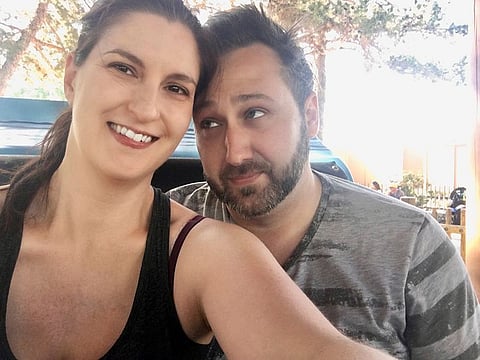 Daphna and Alexander Cardinale, one two California couples who gave birth to each others' babies after a mix-up at a fertility clinic.