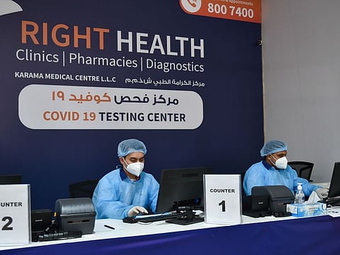 The new 24-hour RT-PCR test centre at GDRFA-Dubai is capable of catering to 1,000 visitors daily.