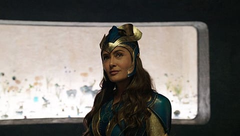 Ajak (Salma Hayek) in Marvel Studios' 'Eternals'.