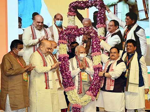 PM Modi continues to be the central and most prominent leader of India's ruling BJP