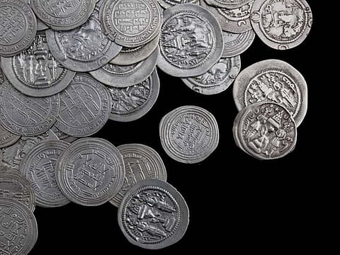 The set of more 2,861 coins, dating back to the reign of King Shapur II (309-379 AD) and until the governance of Abbasid Caliph Al Ma’mun (813-833 AD), has been conserved for two years. Picture for illustrative purposes only.