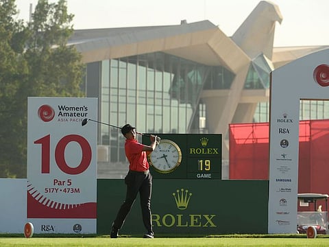 Natthakritta Vongtaveelap holds the lead at the WAAP