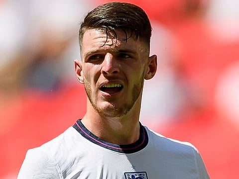 Arsenal midfielder Declan Rice withdrew from the England squad