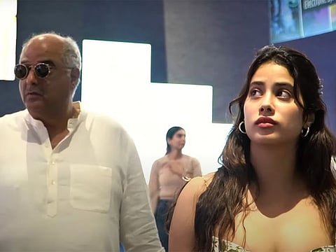 Boney and Janhvi Kapoor at Expo 2020 Dubai