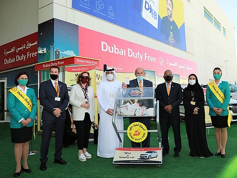 The latest 'Finest Surprise' draw by Dubai Duty Free was held at Dubai Airshow on Sunday