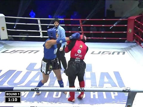 Dr Noha Fathallah Mohammed Abdelghani says Muay Thai requires participants to respect fellow competitors and avoid hurting each other, which pushed her to discipline herself and build self-control.