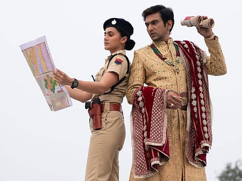 Taapsee Pannu and Pratik Gandhi in 'Woh Ladki Hai Kahaan'?