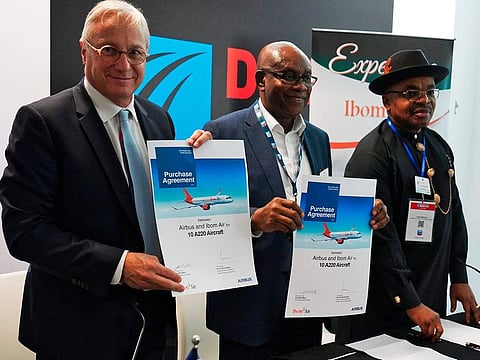 Ibom Air has signed a firm order for 10 Airbus A220s at the airshow