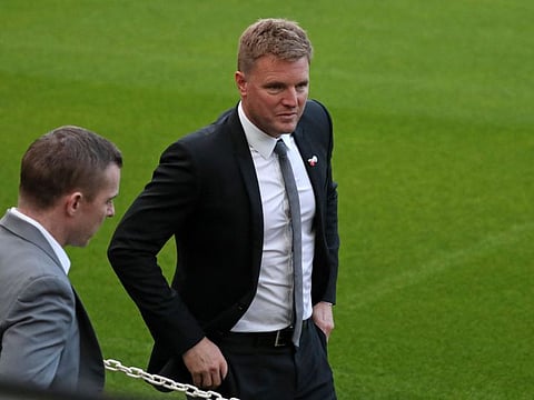 Eddie Howe will miss what should have been his first match as Newcastle manager, at home to Brentford in the Premier League today after testing positive for COVID-19.