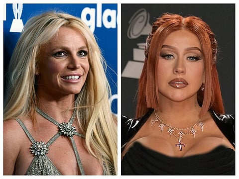Britney Spears and Christina Aguilera