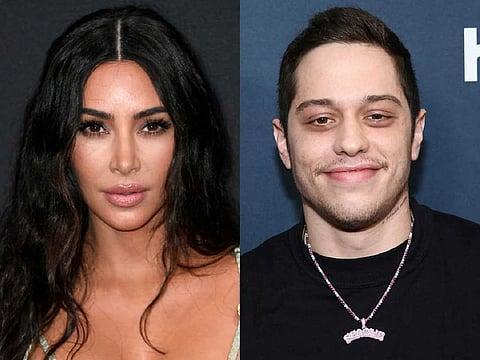Rumours are rife that Kim Kardashian may have found love in comedian Pete Davidson.