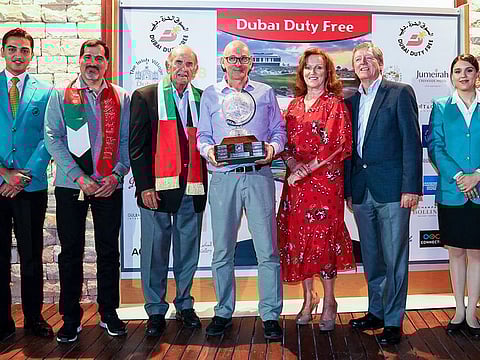 Richard Lombard-Chibnall won the 2019 Dubai Duty Free Golf World Cup