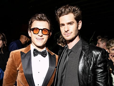 Tom Holland and Andrew Garfield