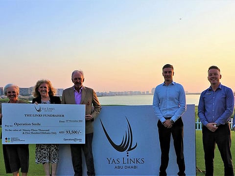 The Yas Links Abu Dhabi fundraiser event raised Dh93,500 for Operation Smile