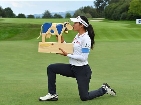 Atthaya Thitikul winner of the 2021 VP Bank Swiss Ladies Open