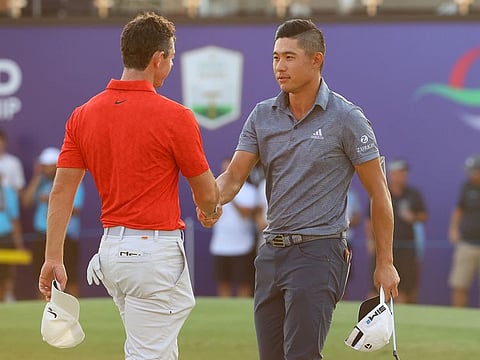 Morikawa and McIlroy will go head-to-head at the Abu Dhabi HSBC Championship