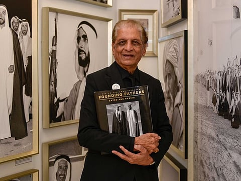 Ramesh Shukla, one-time Royal photographer, who has been not only taking pictures of the Rulers of UAE, but  has been documenting UAE throughout the years. 28th February 2019 Photo: Ahmed Ramzan/ Gulf News Story: Anjana Kumar/ Gulf News