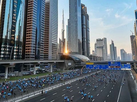 File: Highlights from Dubai Run 2021.