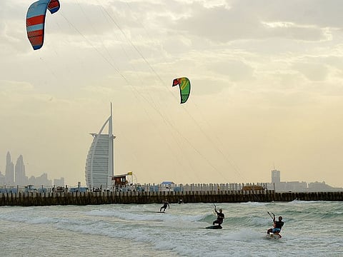 The beach rehabilitation project includes Al Mamzar Corniche, Jumeirah 1 and Jumeirah 3 beaches in addition to the expansion work and increasing the area of the Umm Suqeim 1 beach. File photo shows Kite Beach in Dubai.