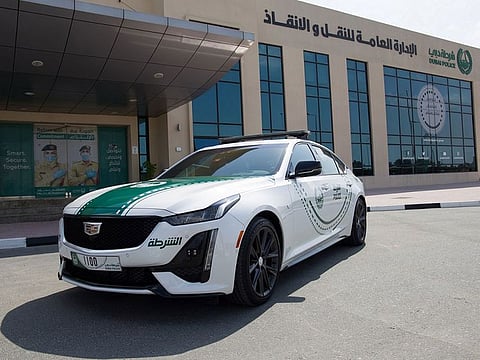 The Cadillac CT5 has joined the Dubai Police fleet