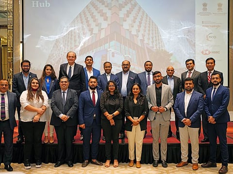 Delegates and participants at the Elevate III pitching session at Taj Hotel Dubai on November 28.