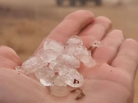 Hail reported on Dubai-Al Ain road on November 30