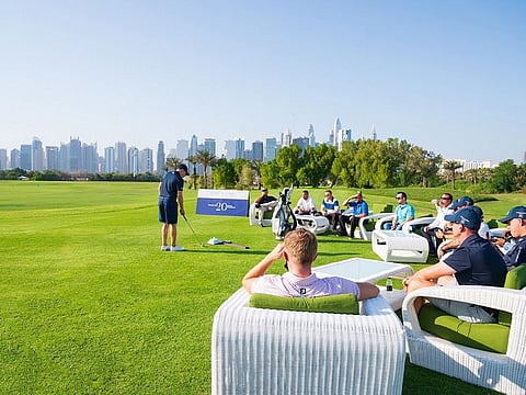 Matt Fitzpatrick hosts a golf clinic to celebrate the partnership