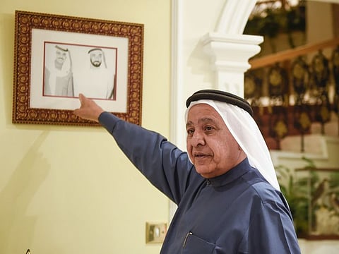 Mirza Al Sayegh, at his residence in Dubai.