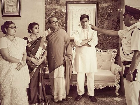 The Bengali play 'Thana Theke Aschi' has been directed by Pradipto Dutta
