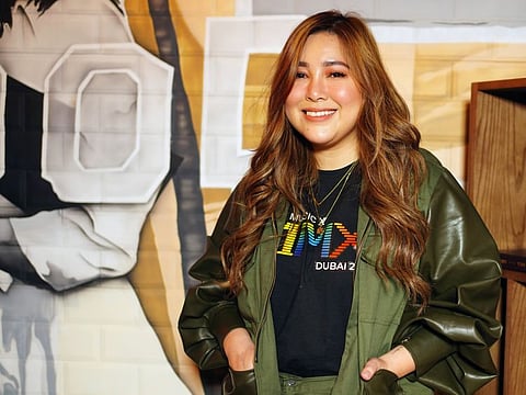 Filipino celebrity Moira Dela Torre at the One Music X Press Conference on 1st December, 2021.