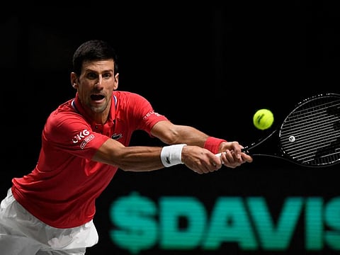 Novak Djokovic sent Serbia into a Davis Cup semi-final against Croatia as the world number one inspired a comeback victory over Kazakhstan in Madrid.