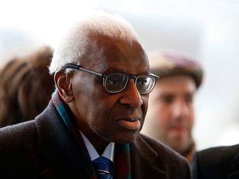 Lamine Diack, the controversial former president of the International Athletics Federation, has died, his family said.
