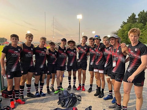 Dubai College Sevens team