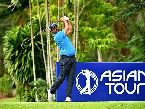 Shiv Kapur, swinging well in Thailand.
