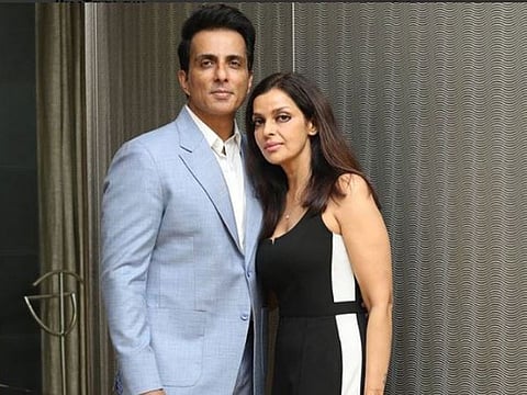 Sonu Sood with his wife Sonali