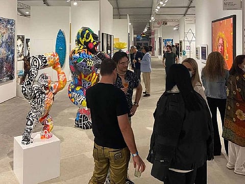 As a contemporary art show there were several interesting pieces on display