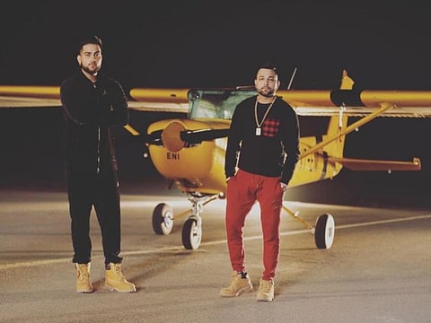 Punjabi singer Karan Aujla and music producer Sandeep Rehaan