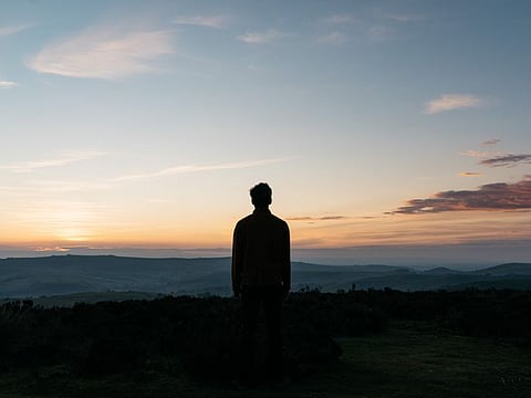 My walk:  It is a stretch straight from a book — picture perfect